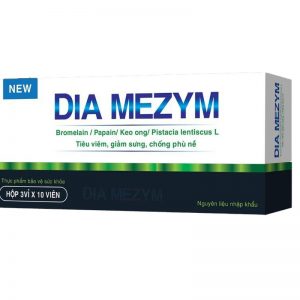 Dia Mezym - Tiêu viêm, giảm sưng, chống phù nề