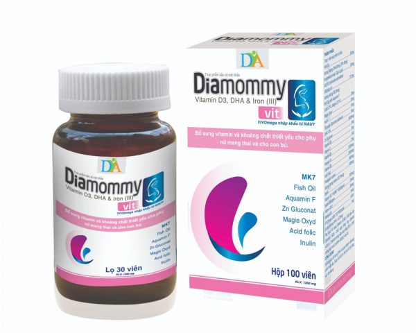 Diamommy - Vitamin D3, DHA & Iron III