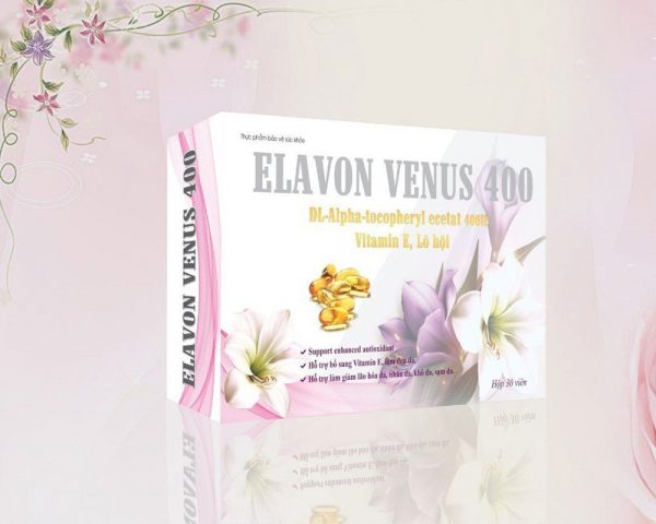 Elavon Venus 400 - Hỗ trợ bổ sung Vitamin E, làm đẹp da