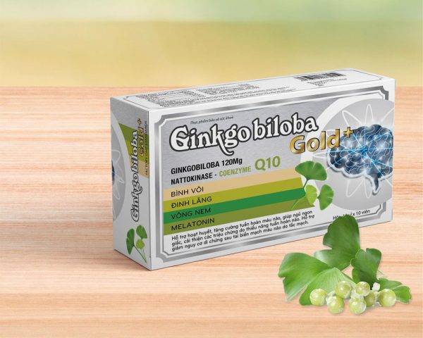 Ginkgo Biloba Gold - Hỗ trợ hoạt huyết, tăng cường tuần hoàn máu não